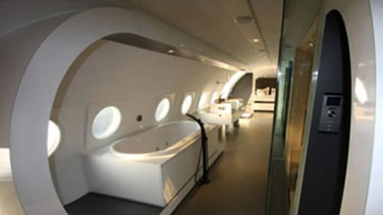 Apartament de lux intr-un avion