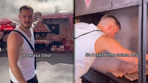 Cum a reacționat un influencer celebru din Serbia după ce a mâncat mici de la Obor. E viral pe TikTok!