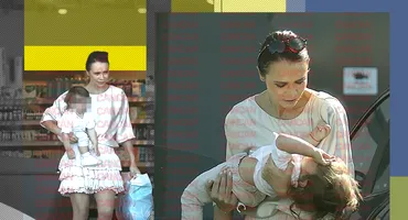 Imagini de colecție cu Magda Pălimariu și băiețelul ei de doar un an! Fosta vedetă PRO TV a revenit în România! L-a drăgălit chiar în parcare!