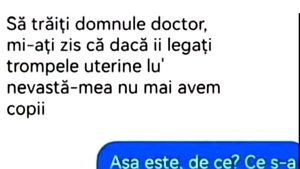 Bancul începutului de săptămână | Un caz de "malpraxis"