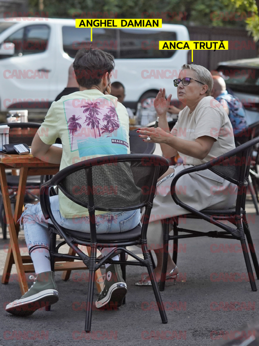 Anca Truță și Anghel Damian, întâlnire la  DonCafe Brasserie