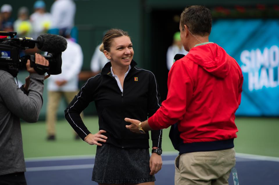 Ce a postat Simona Halep pe Facebook la ora 06.55 dimineața, după ce a învins-o pe Kateryna Kozlova și s-a calificat în optimi la Indian Wells