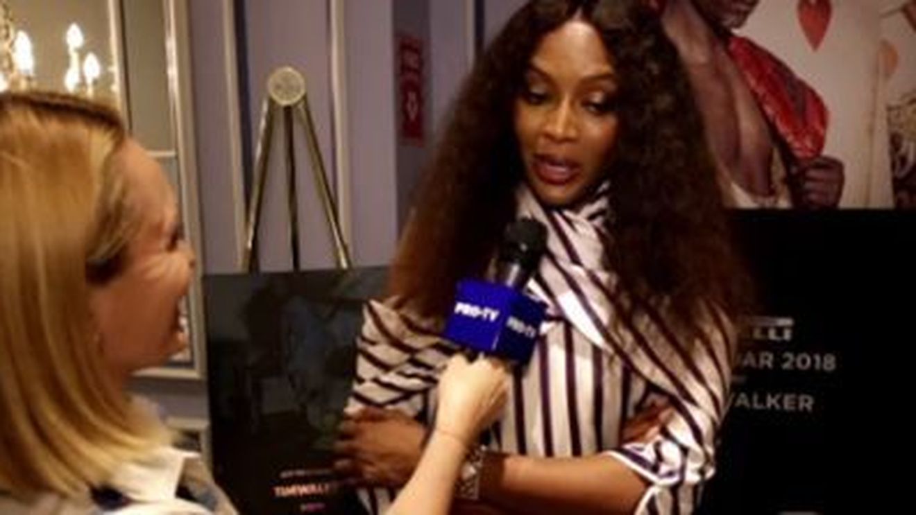 Andreea Esca i-a luat interviu lui Naomi Campbell! Manechinul a fost impresionat de povestea unui băieţel bolnav de SIDA: „Era un copil minunat...”