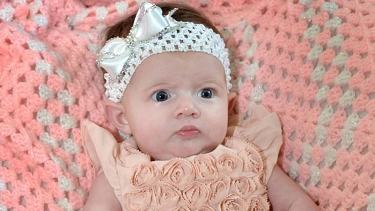 Ea e cea mai tânără Regină a frumusetii. Are doar 9 luni si a fost inscrisă in concurs inainte de a se naste