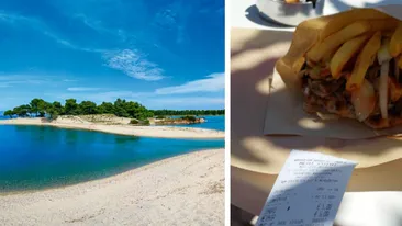 Cât a dat un român pe un gyros ca cel din imagine, în Halkidiki? Pot spune că este ok