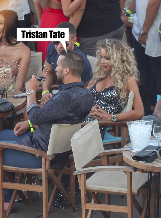 Bianca și Tristan Tate la NUBA Mamaia
