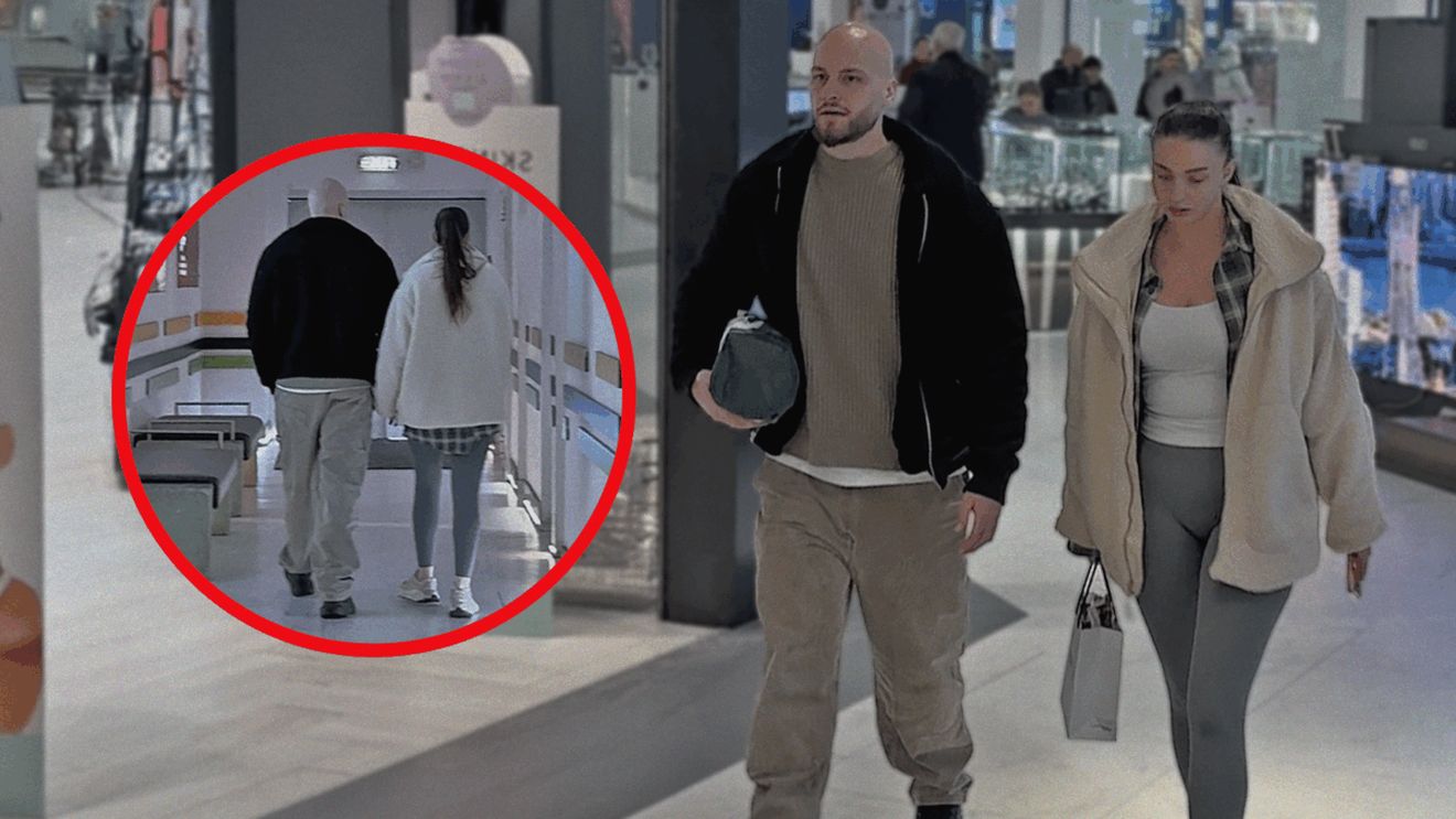 Daniel Cafelutză nu își lasă soția singură nici măcar la baie. “Suflet blând”, dar atent ca un bodyguard