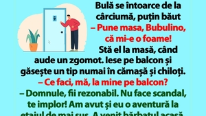 BANC | Bulă se întoarce de la cârciumă, puțin băut