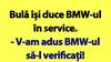 BANC | Bulă are probleme cu BMW-ul