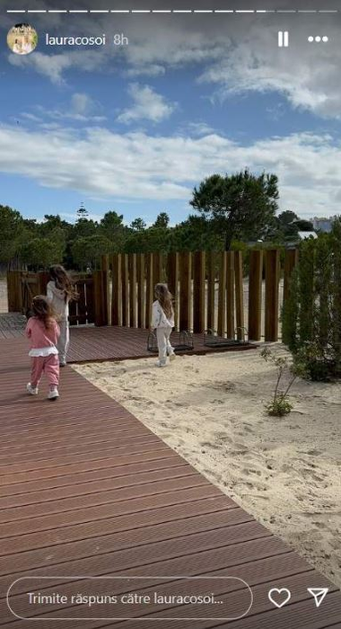 Laura Cosoi și familia ei au petrecut Paștele în Portugalia/ sursă foto: Instagram