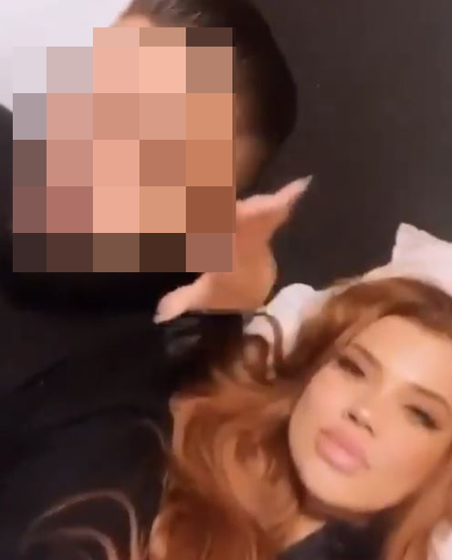 Andra Volos, în perioada când forma un cuplu cu bărbatul din București