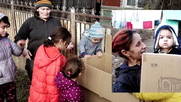 Copiii din comuna Nuci au fost vizitați de MOȘ CANCAN. Un zâmbet pentru micuții din familiile nevoiașe