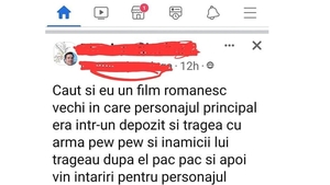 Bancul sfârșitului de săptămână | "Caut și eu un film românesc vechi"
