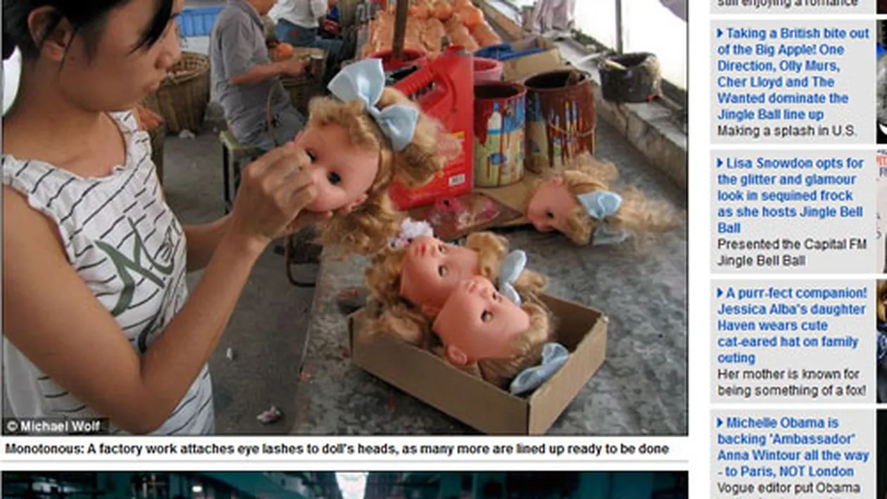 Adevărul crud al unei lumi de basm! Angajaţii fabricilor de jucării sunt obligaţi să doarmă pe jos şi muncesc până la epuizare