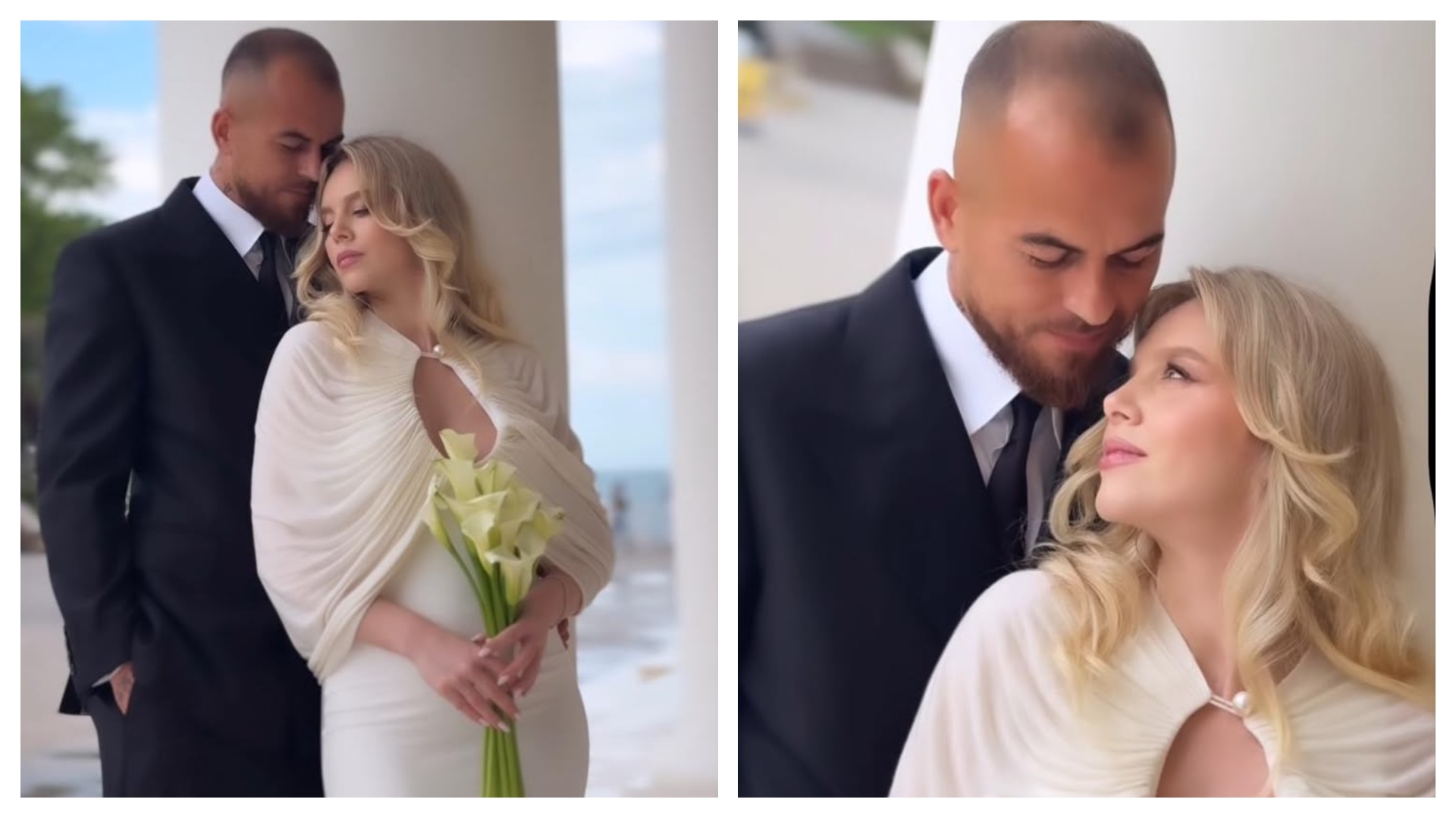 Denis Alibec va fi tătic! Anca Surdu a anunțat sarcina chiar în ziua cununiei