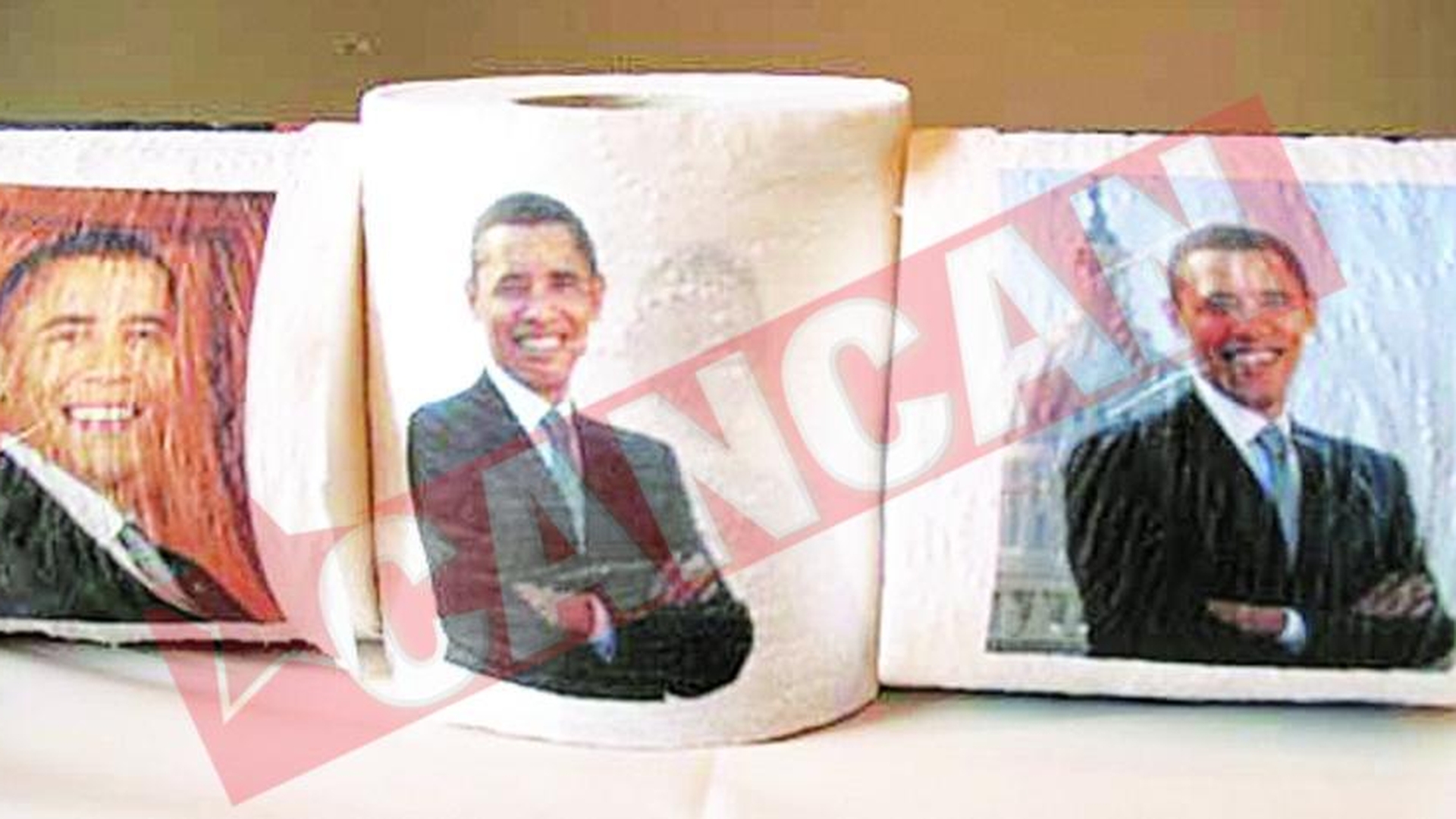 Hartie igienica marca Obama
