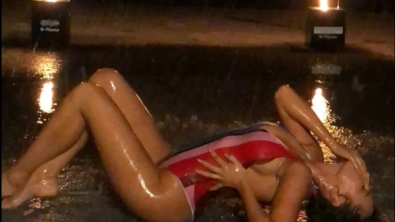 Anna Lesko lovește din nou! Arde-n flăcări chiar în trafic