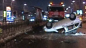 VIDEO Un tanar a murit dupa ce s-a urcat beat la volan si s-a rasturnat cu masina