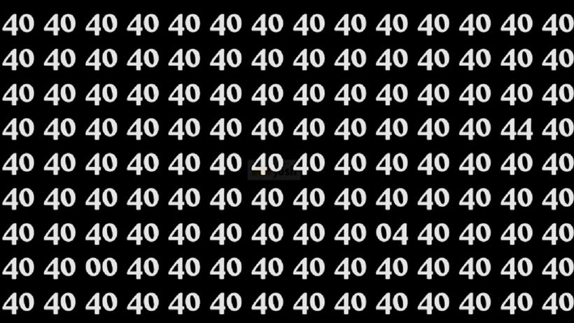 Iluzie optică virală | Găsiți numerele 00, 04 și 44 ascunse în imagine. Geniile reușesc în 9 secunde