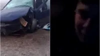 Accident cumplit în Iași, transmis live pe Facebook. Trei tineri au fost răniți