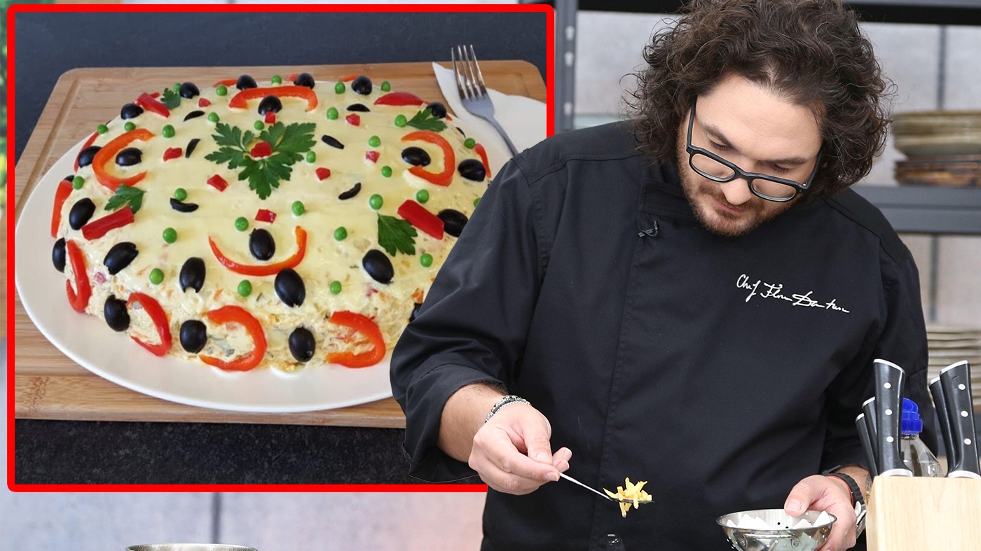 Cea mai tare rețetă de salată Boeuf a lui chef Florin Dumitrescu. Trucul secret al faimosului bucătar