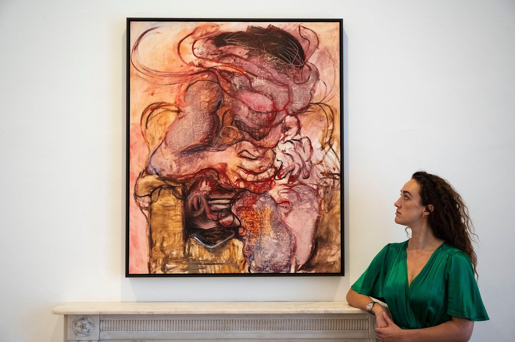 "Impossible Body 1”, 2022, de Adrian Ghenie la galeria Thaddeus Ropac din Mayfair. Foto: Profimedia