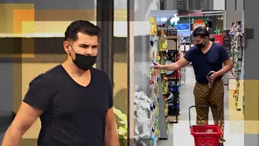 Florine, pantalonii GUCCI sunt originali sau fake?:) Pastramă a comercializat măști de protecție contrafăcute cu sigle de lux, alături de soția Brigitte, iar acum a apărut cu un mare brand pe el!