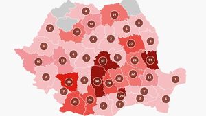Care sunt județele cele mai afectate de noile infectări COVID-19. Capitala, peste 100 de cazuri în doar 24 de ore