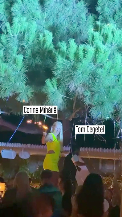 Corina Mihăilă s-a distrat cu ”Tom Degețel” la Mykonos