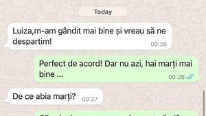 BANC | "Luiza, m-am gândit mai bine și vreau să ne despărțim!"