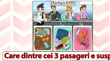 Test de inteligență | Care dintre cei 3 pasageri din aeroport este suspect?