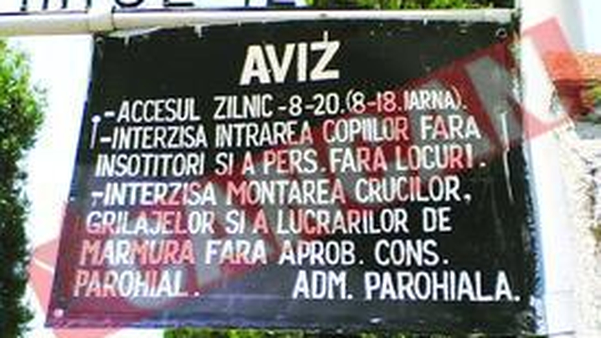 Mortii n-au odihna la Cimitirul "Sfantul Ilie"