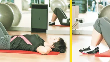 5 exercitii pentru un abdomen plat