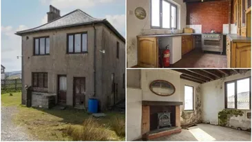 Cu ce sumă se vinde această casă abandonată! Este dotată cu turbină eoliană pentru producerea electricității