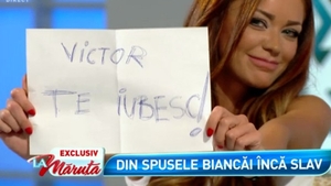 Ii va frange inima! Raspunsul lui Victor Slav la mesajul cu "Te iubesc" transmis de Bianca!