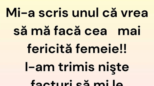BANCUL ZILEI | Cea mai fericită femeie