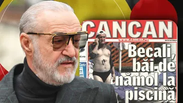 Gigi Becali, în slip și „împachetat” în nămol la piscină. CANCAN a deschis arhiva de aur! Imaginile care făceau senzație pe prima pagină în 2007