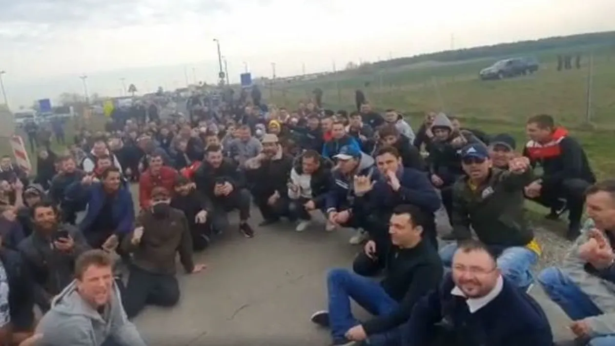 Peste 3.500 de români sunt blocați la granița Austriei cu Ungaria! Oamenii vor să ajungă acasă