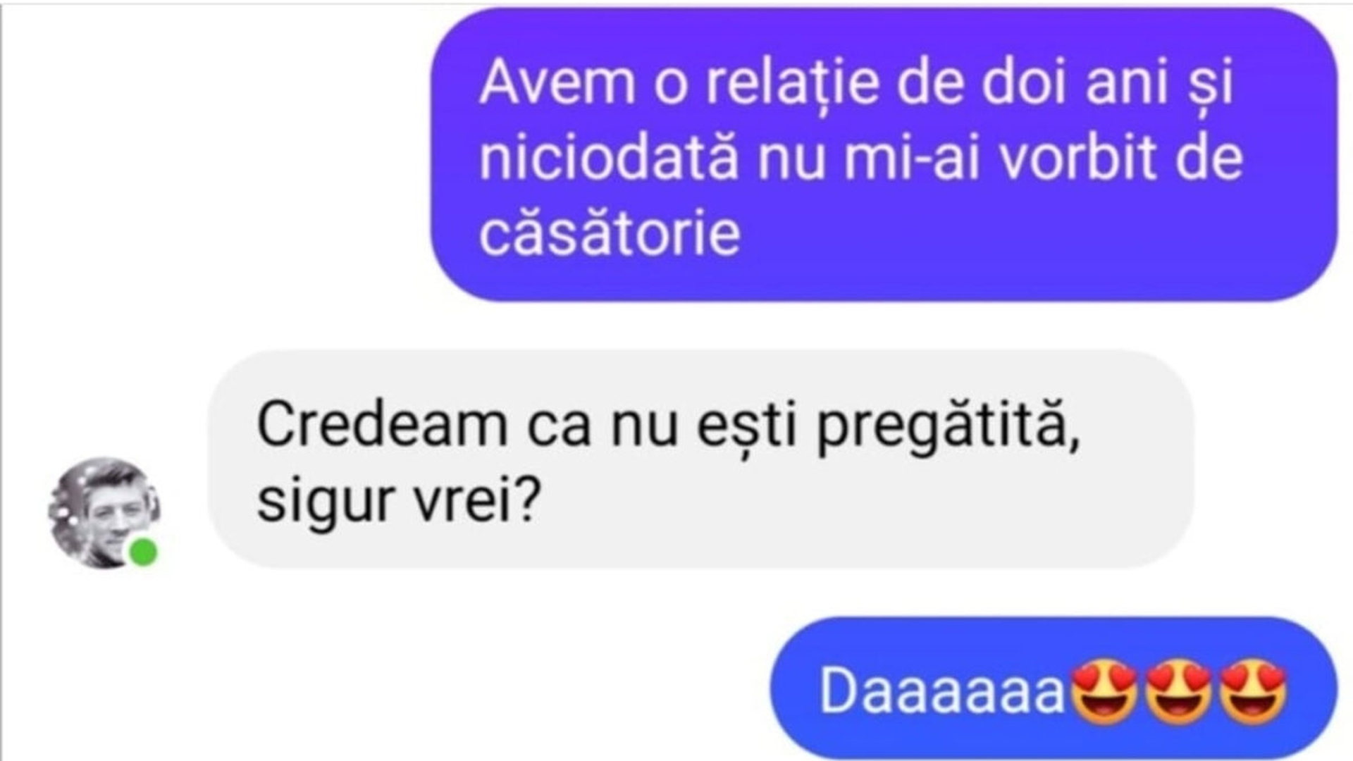 BANC | "Avem o relație de 2 ani și nu mi-ai vorbit niciodată despre căsătorie"