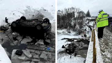 Tragedie în familia unui preot din Vatra Dornei! Preoteasa a căzut cu mașina în râul Bistrița, împreună cu cei 5 copii: unul dintre ei a murit