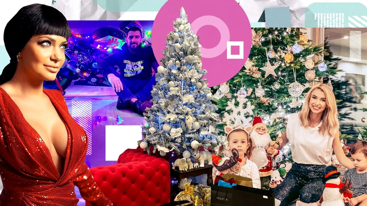 Cei mai frumoși și mai “neconvenționali” brazi ai vedetelor. Cum arată pomii de Crăciun în “viziunea” Andrei, Antoniei, Andreei Bălan, Biancăi Drăgușanu ori a lui Cătălin Cazacu