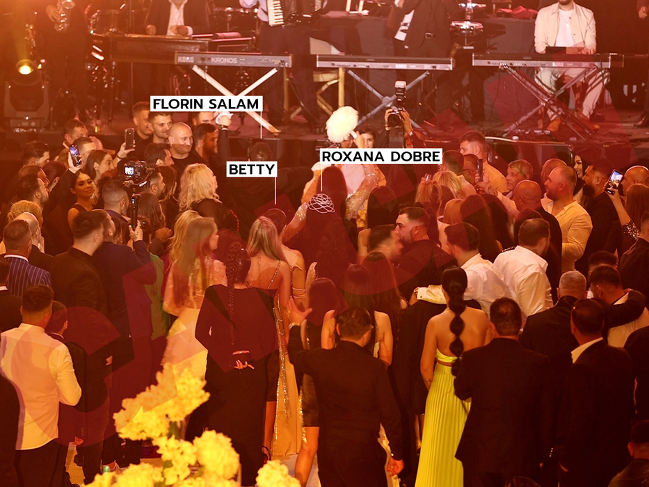 Roxana Dobre se pregătește să arunce buchetul
