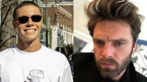 Cum s-a fotografiat David Popovici cu Sebastian Stan. Ce i-a spus celebrul actor sportivului