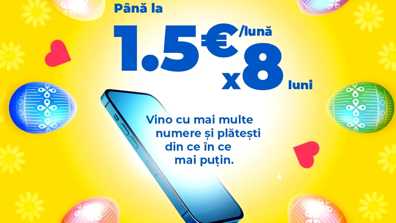 Digi RCS-RDS, cadou de Paște pentru toți abonații din România: toate facturile la jumătate de preț! Ce trebuie să faci