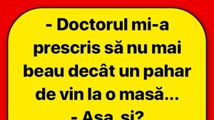 BANCUL ZILEI | Un pahar de vin la masă