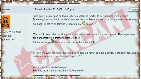 Le vand elevilor droguri usoare