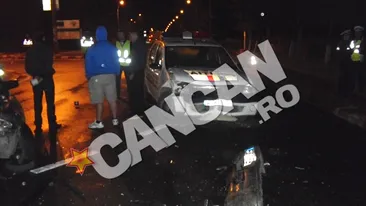 Un politist a ranit doi oameni dupa ce a intrat cu Logan-ul pe contrasens