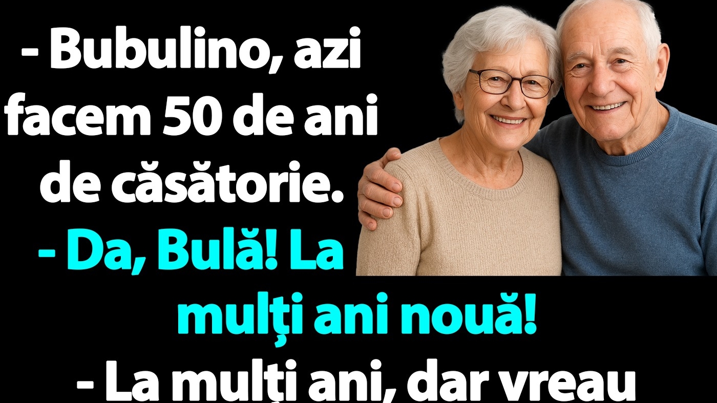BANC | Bulă, Bubulina și cei 50 de ani de căsătorie