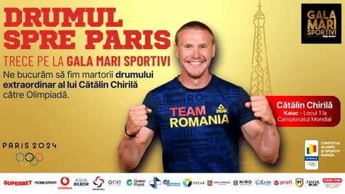 Cătălin Chirilă, mesaj pentru o națiune după ce a fost premiat la Gala Mari Sportivi ProSport 2023: „Înainte și după cursă mereu mă gândesc la voi”. VIDEO