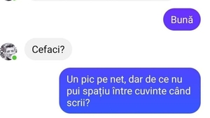BANCUL DE LUNI | „De ce nu pui spațiu între cuvinte când scrii?”
